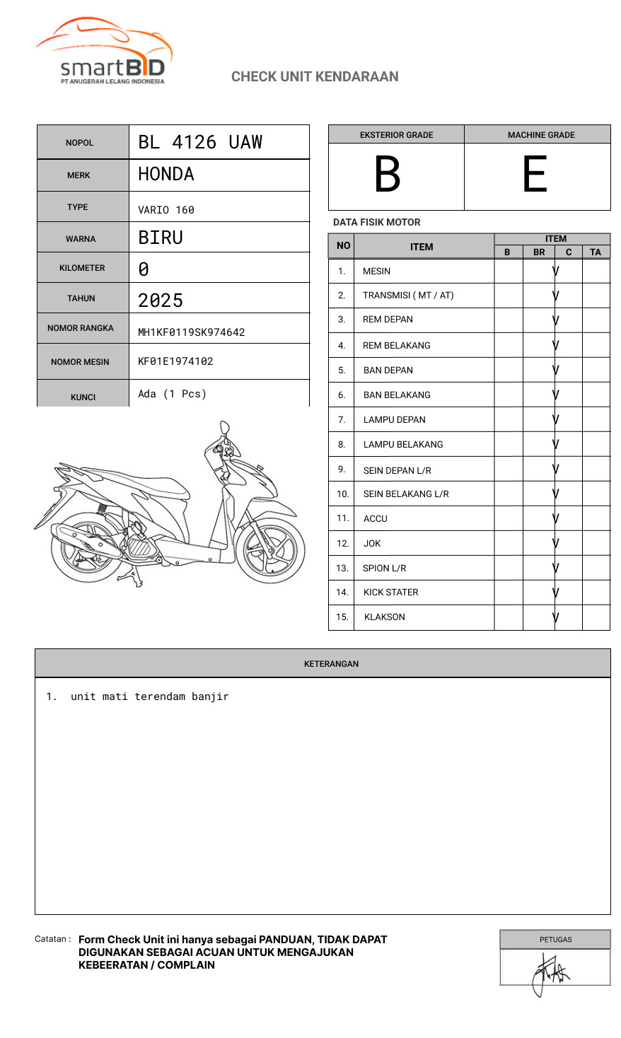 HONDA  VARIO 160