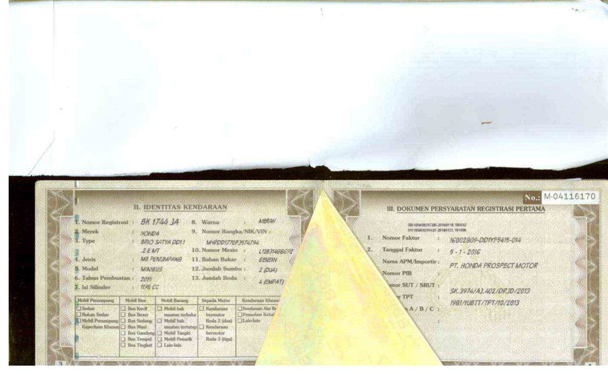 HONDA  BRIO  SATYA DD1 1.2 E