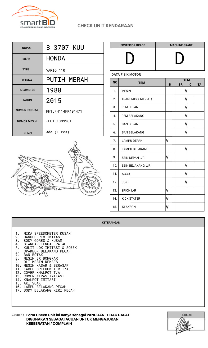 HONDA VARIO 110