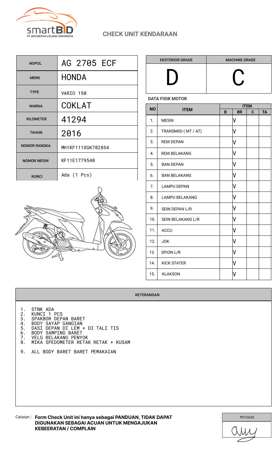 HONDA VARIO 150