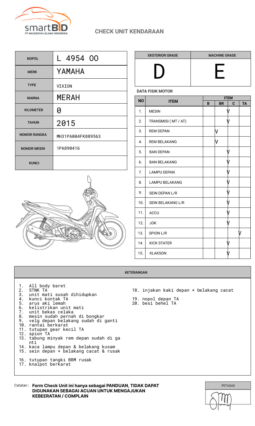 YAMAHA  VIXION