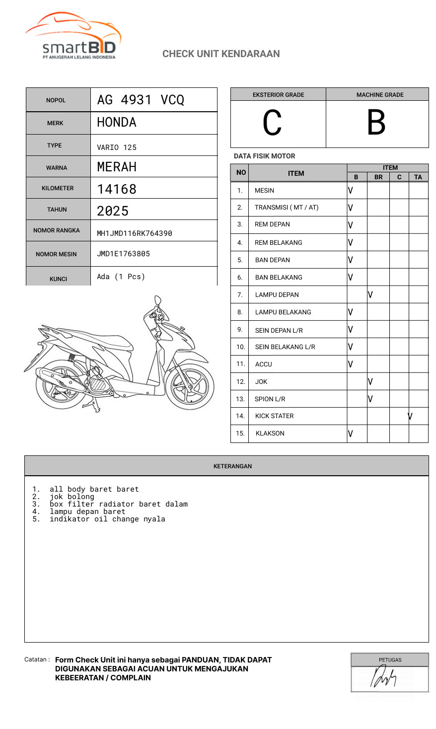 HONDA  VARIO 125