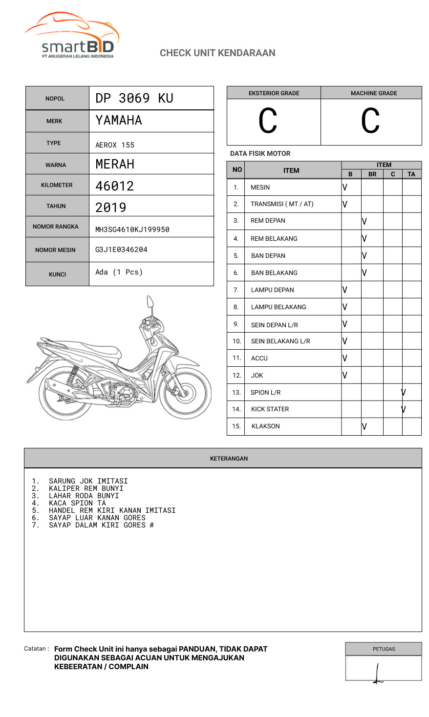 YAMAHA AEROX 155
