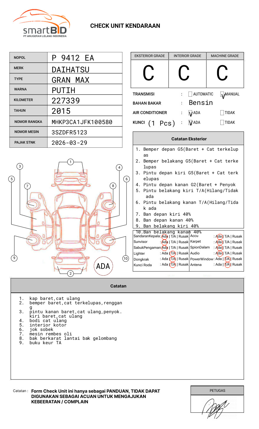DAIHATSU GRAN MAX