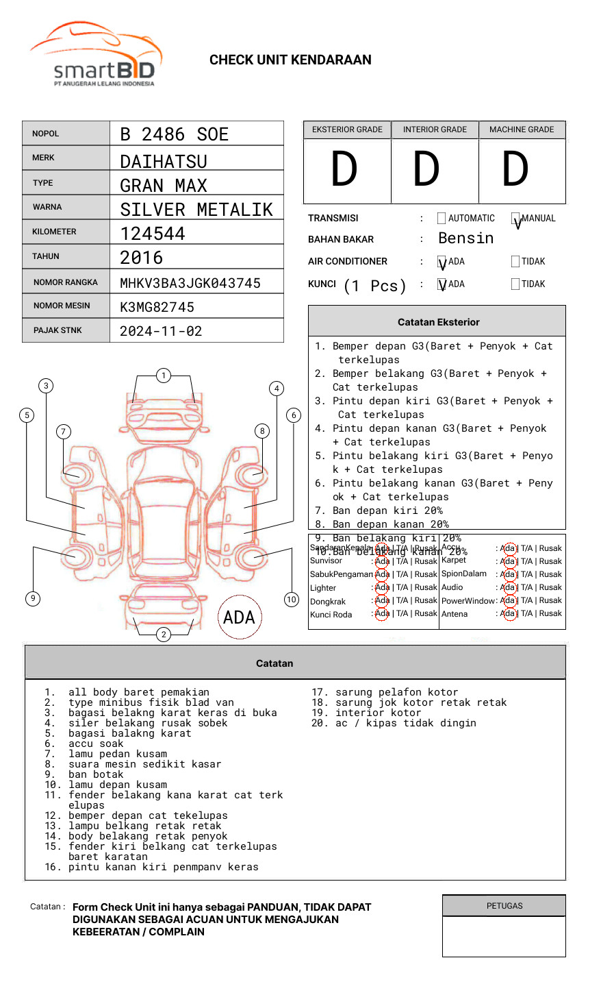 DAIHATSU GRAN MAX