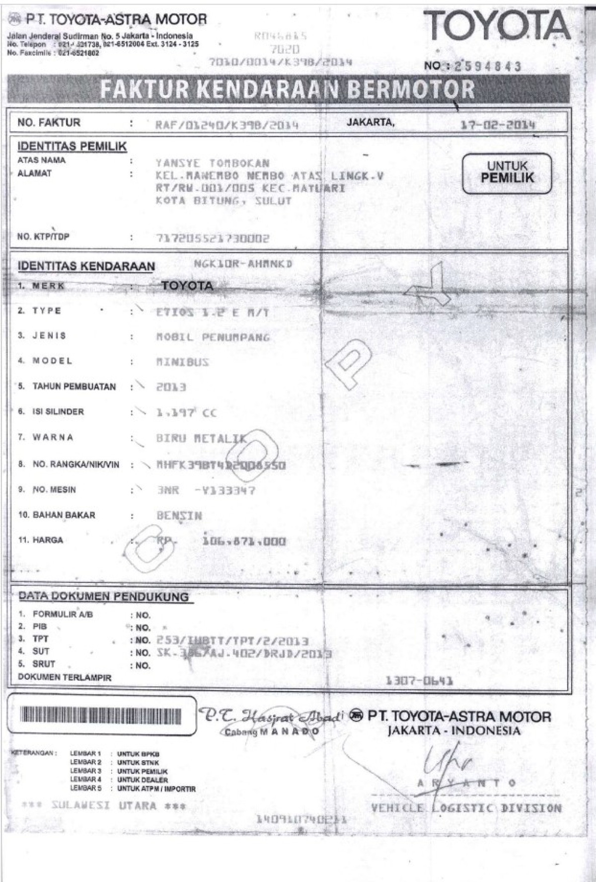TOYOTA  ETIOS  1.2 E
