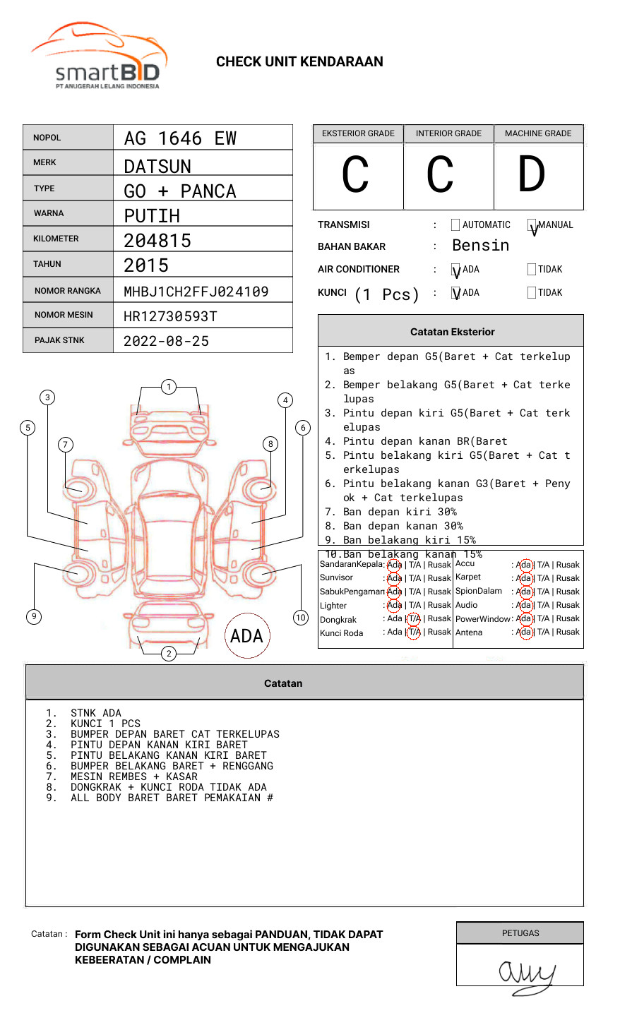DATSUN GO+PANCA T