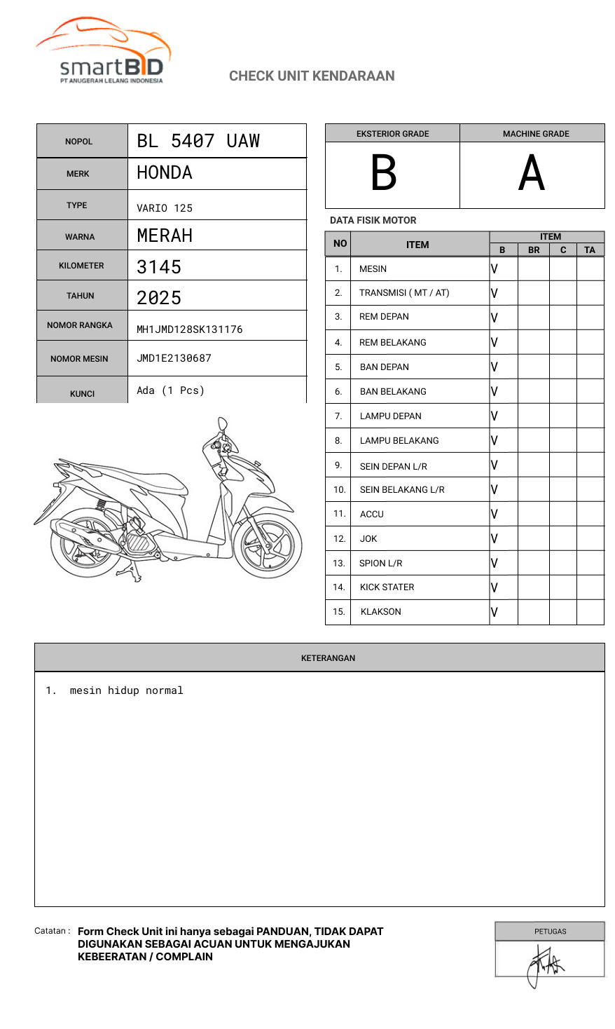 HONDA  VARIO 125