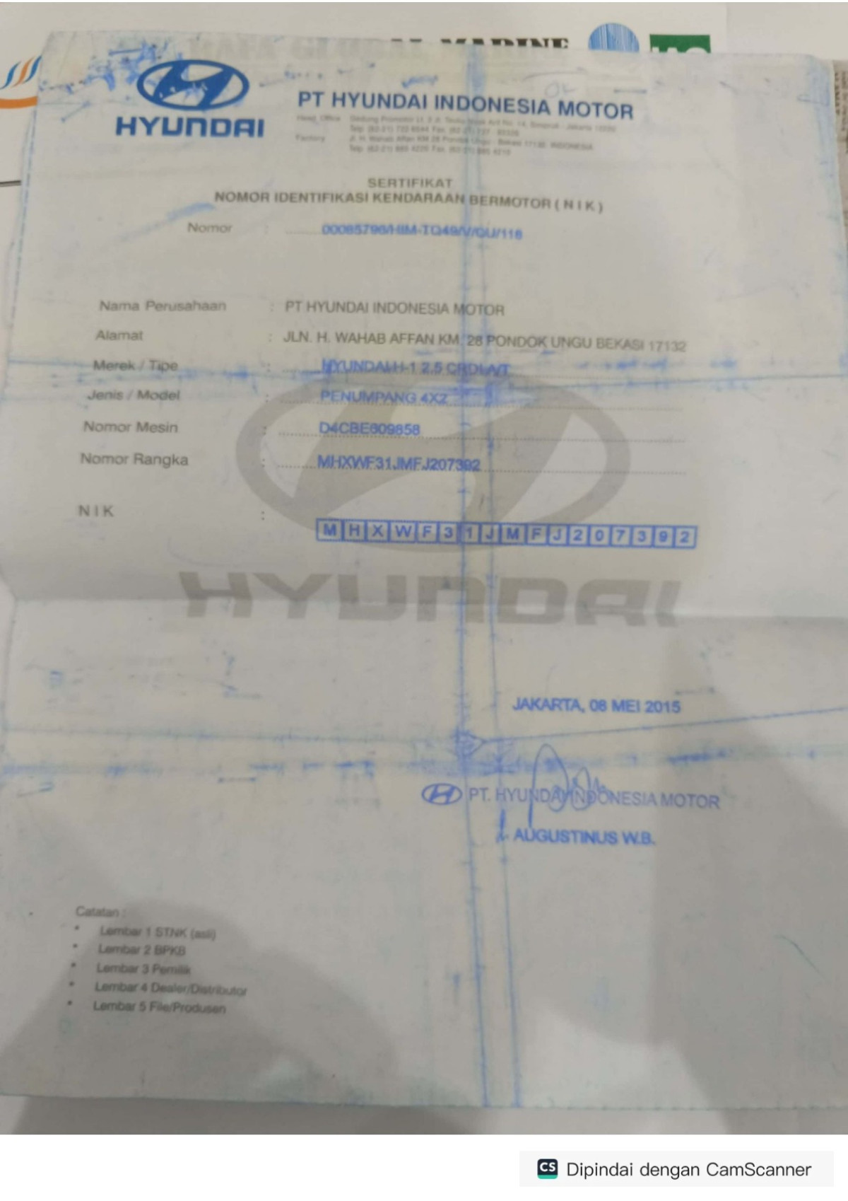 HYUNDAI H-1 2.5 AT