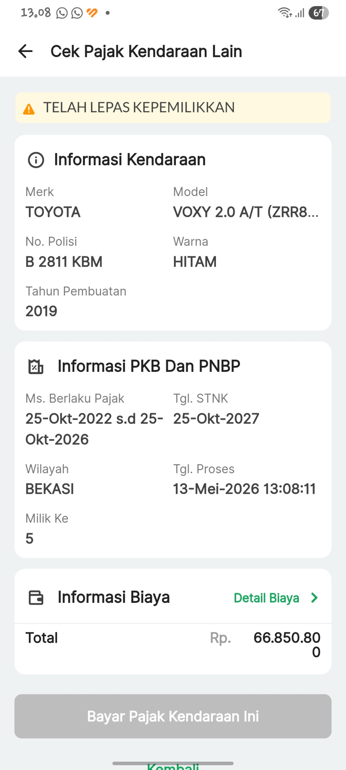 TOYOTA VOXY 2.0 AT