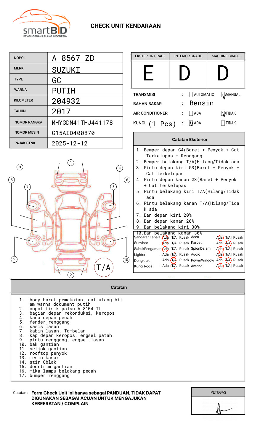 SUZUKI 415 T