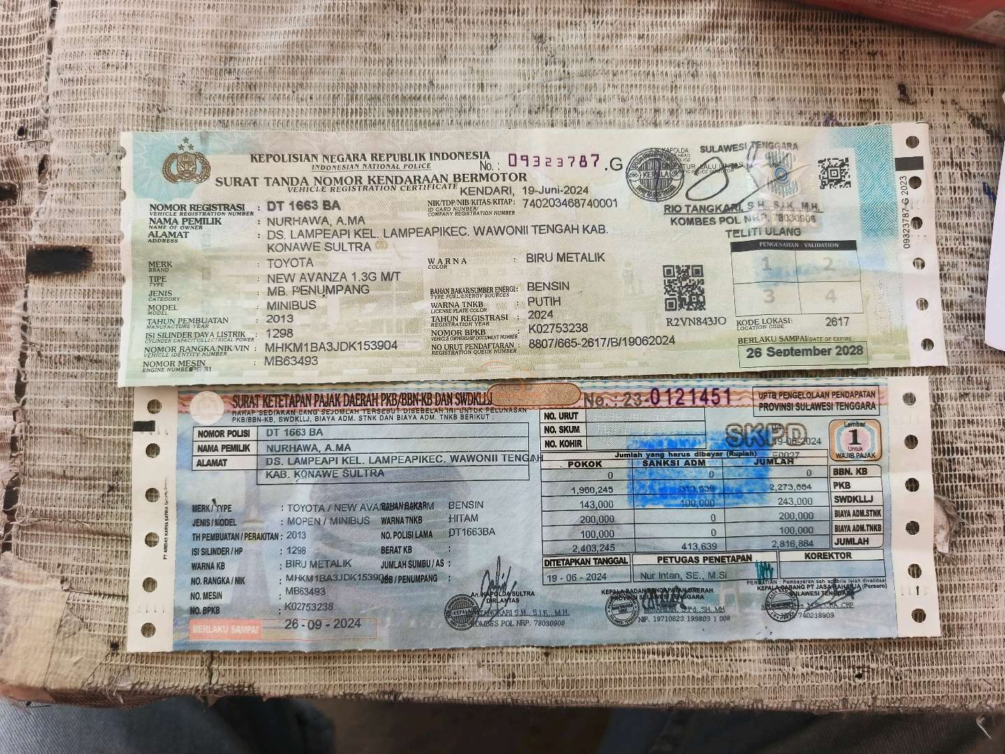 TOYOTA AVANZA 1.3 G