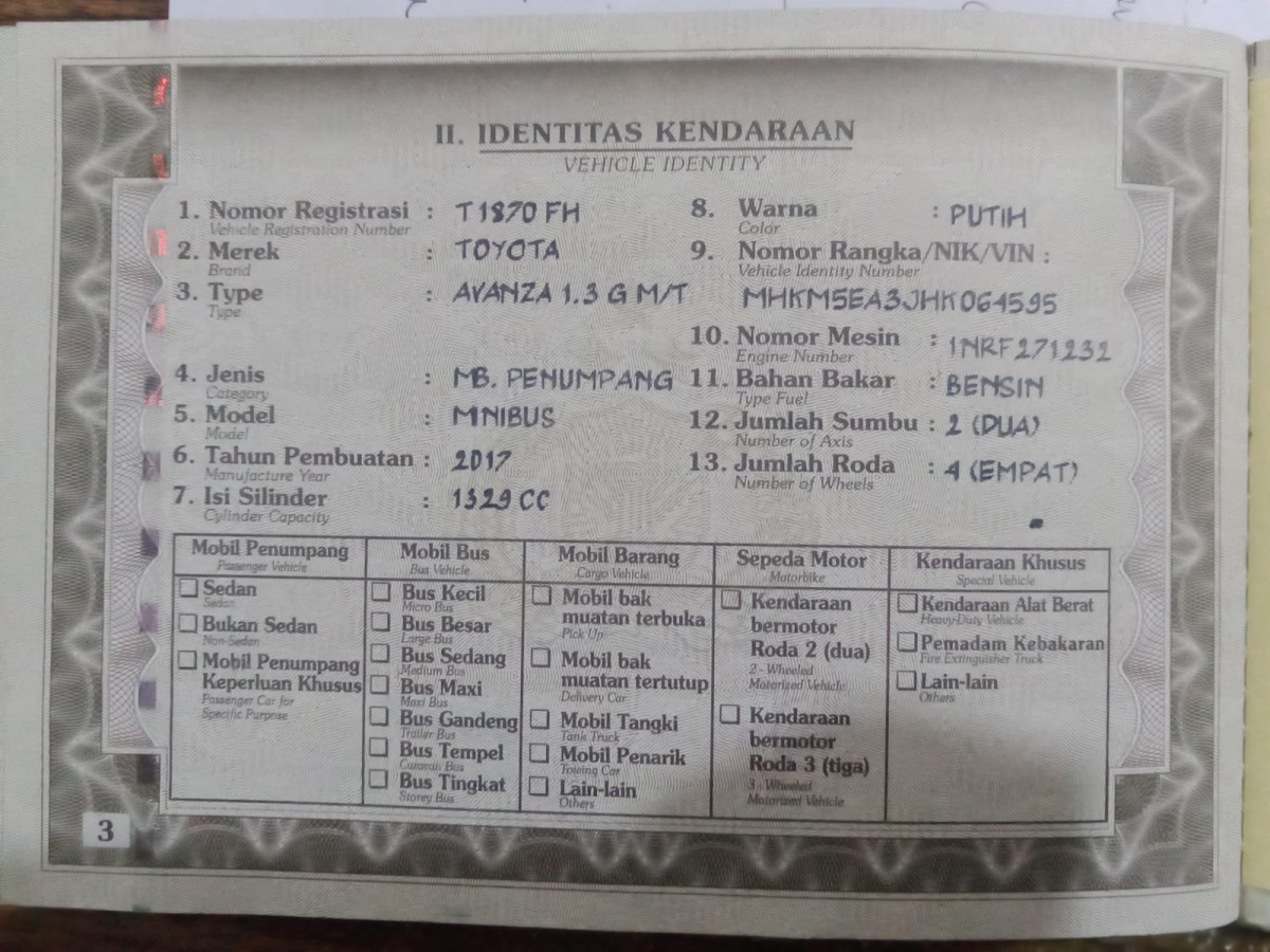 TOYOTA AVANZA