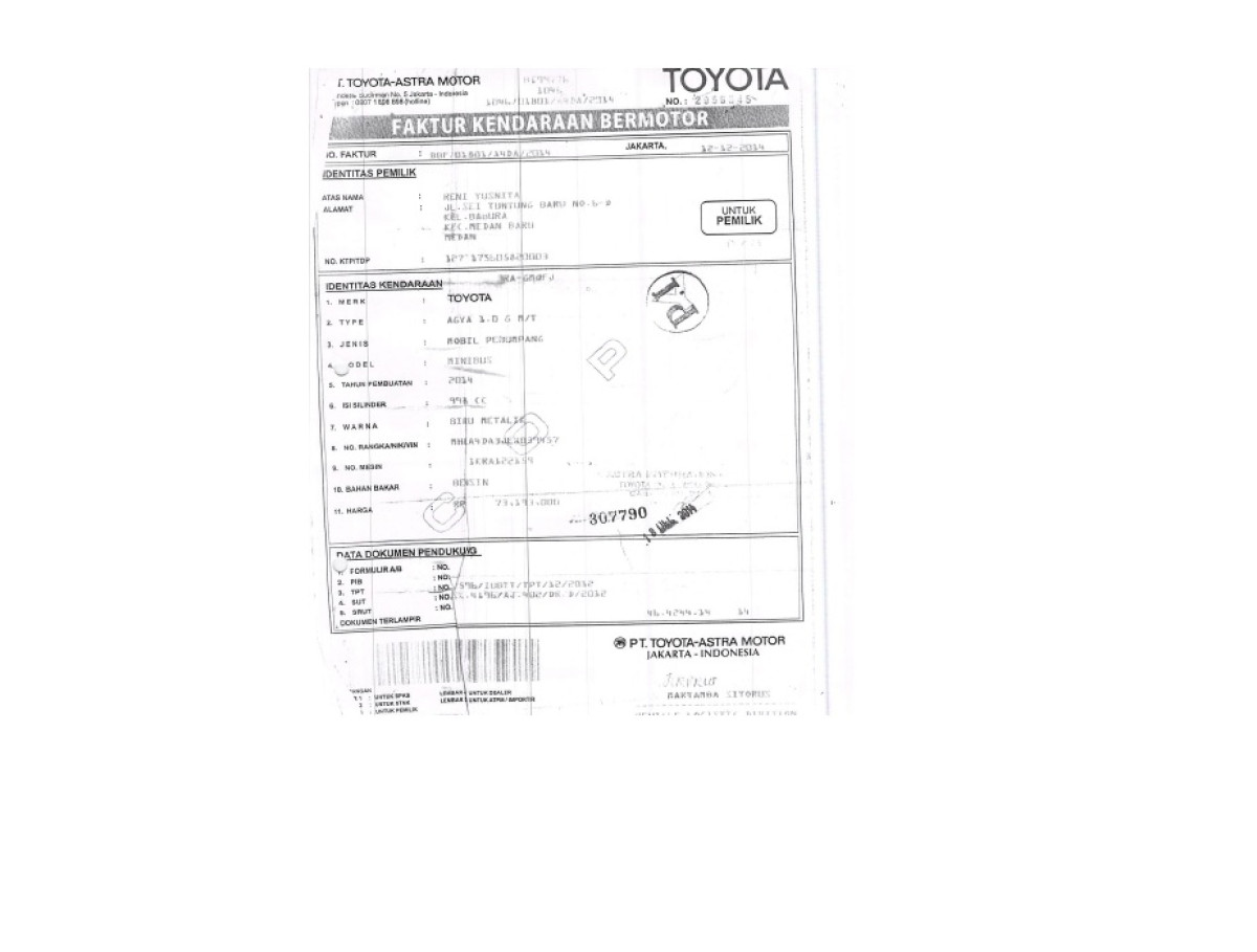 TOYOTA  AGYA  G
