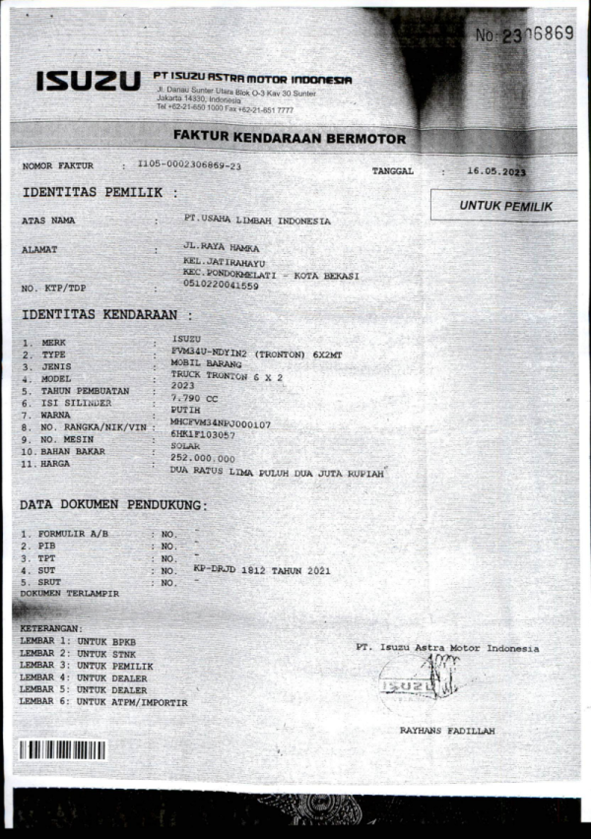 ISUZU FVM