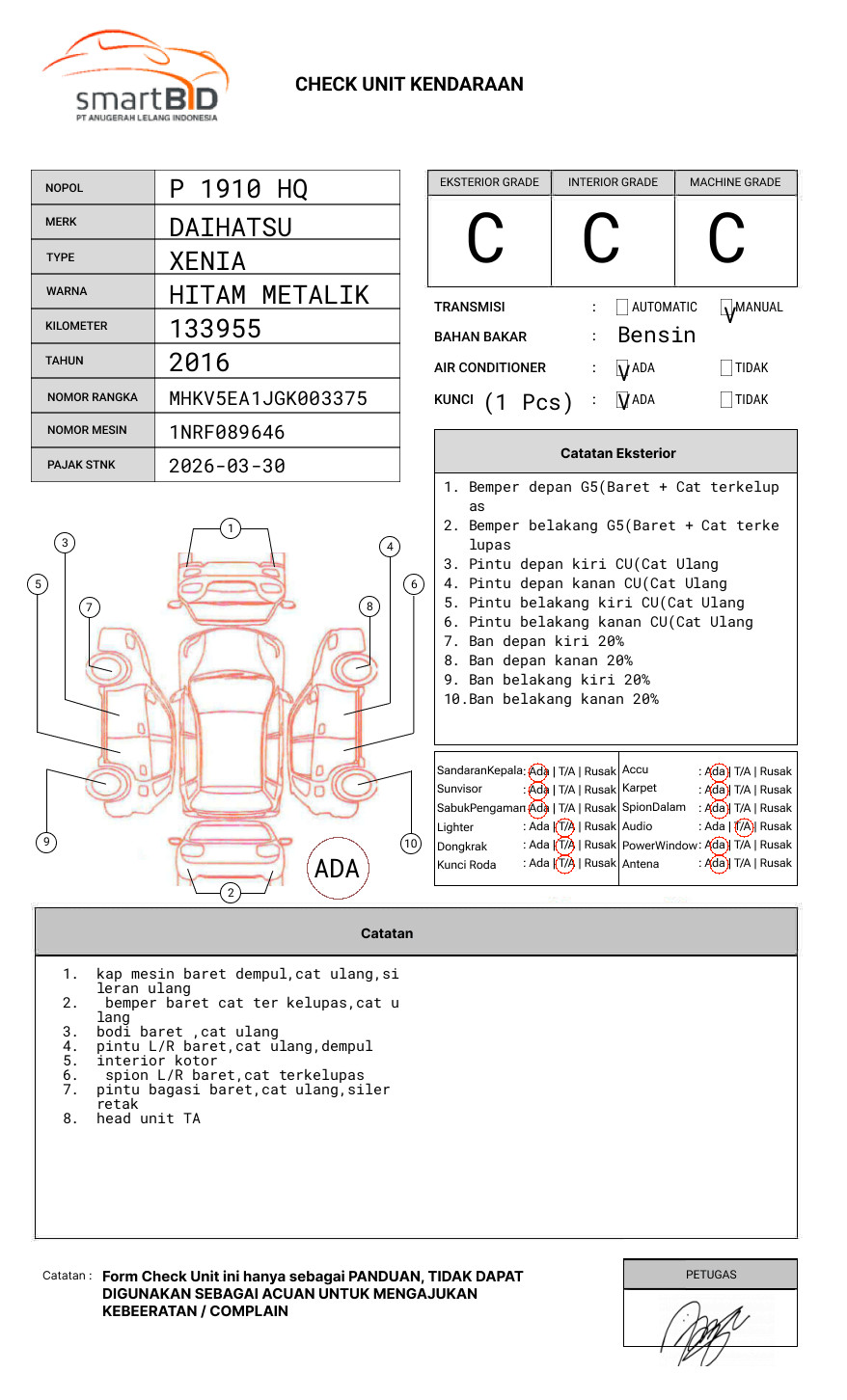 DAIHATSU XENIA X