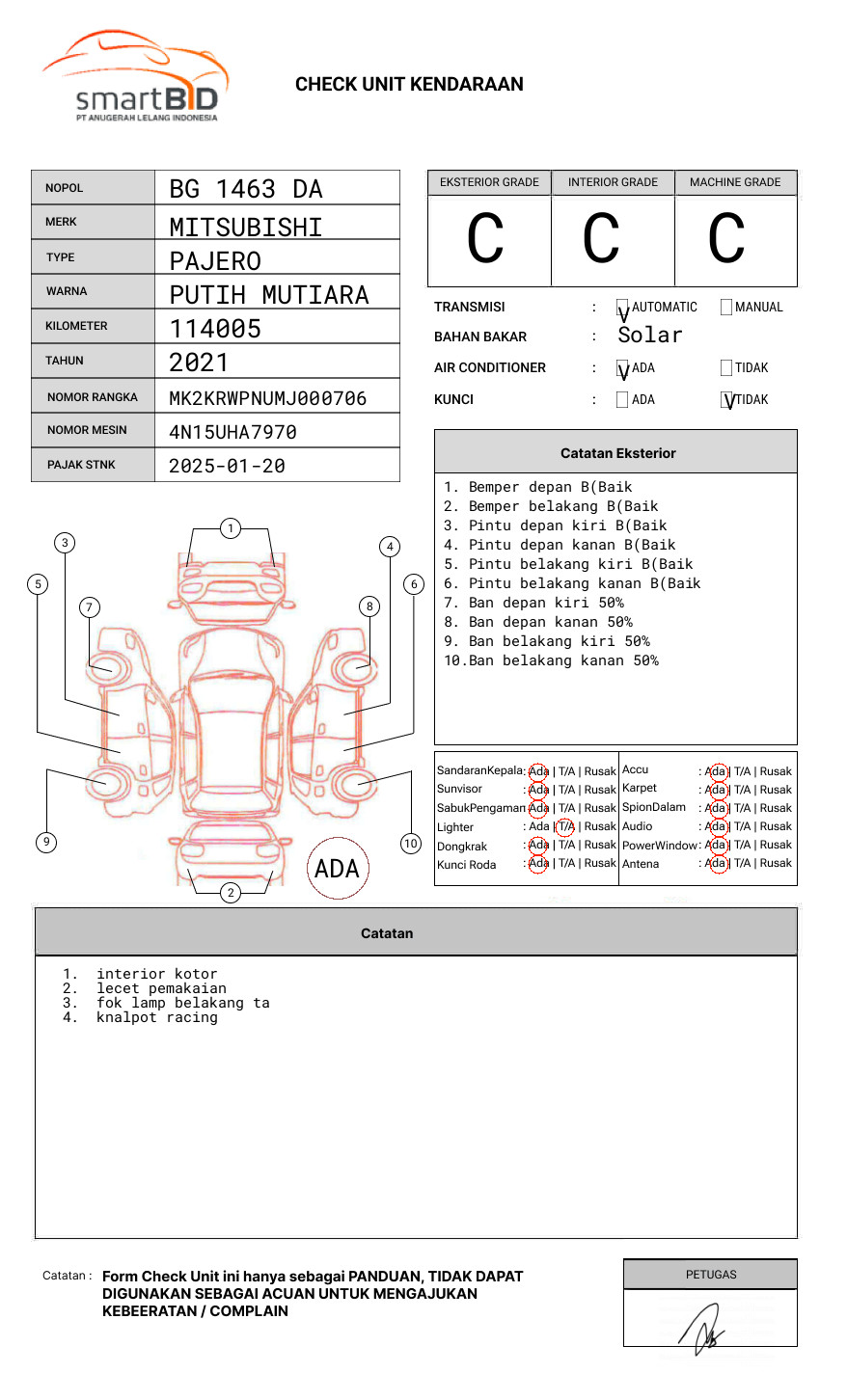 MITSUBISHI PAJERO SPORT 2.4L DAKAR-L (4X2)