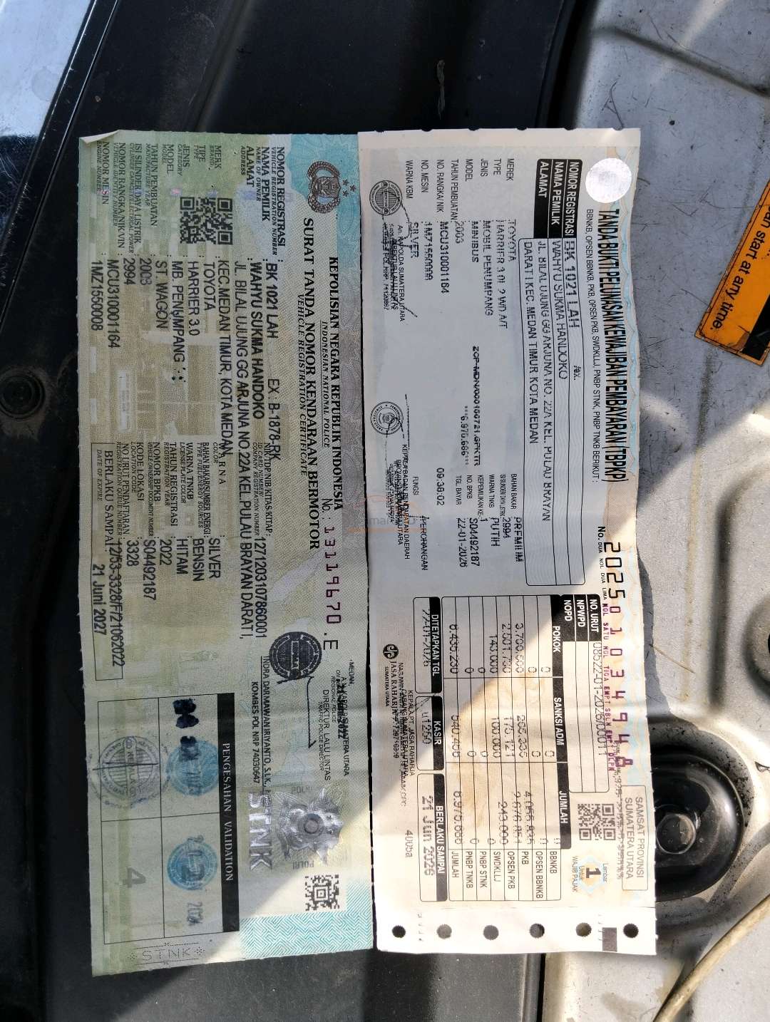 TOYOTA  HARRIER  3.0