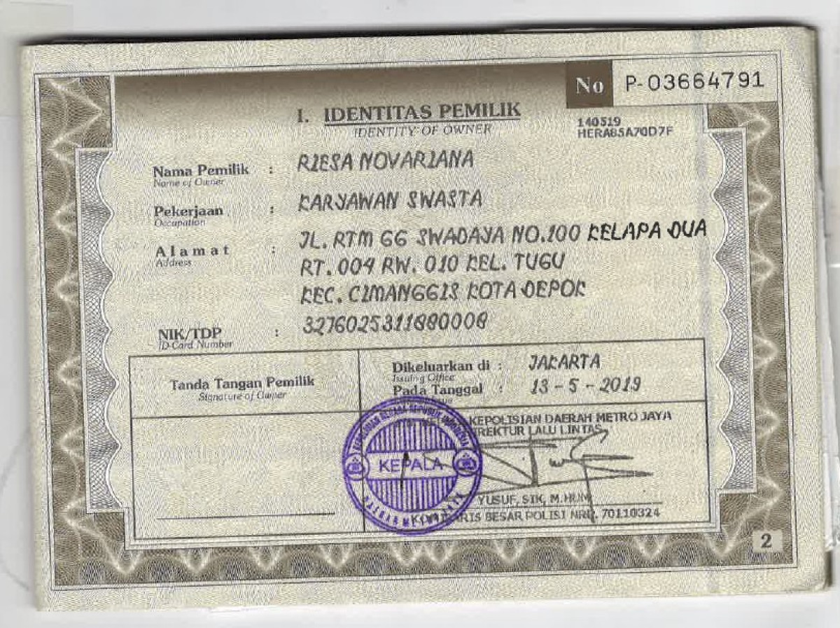 TOYOTA AVANZA 1.3 E