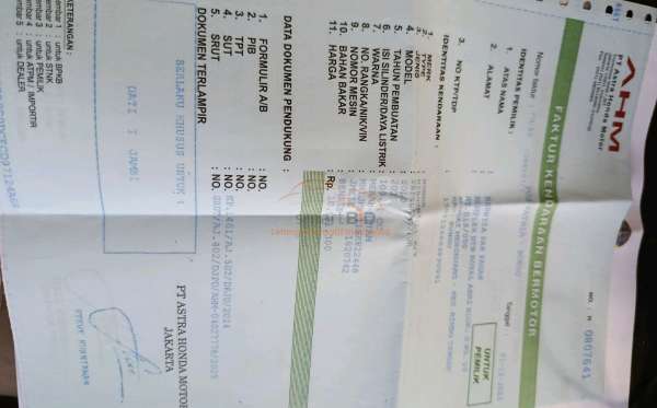 HONDA BEAT CBS FI CW ISS