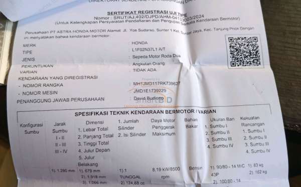 HONDA VARIO 125 CBS ISS
