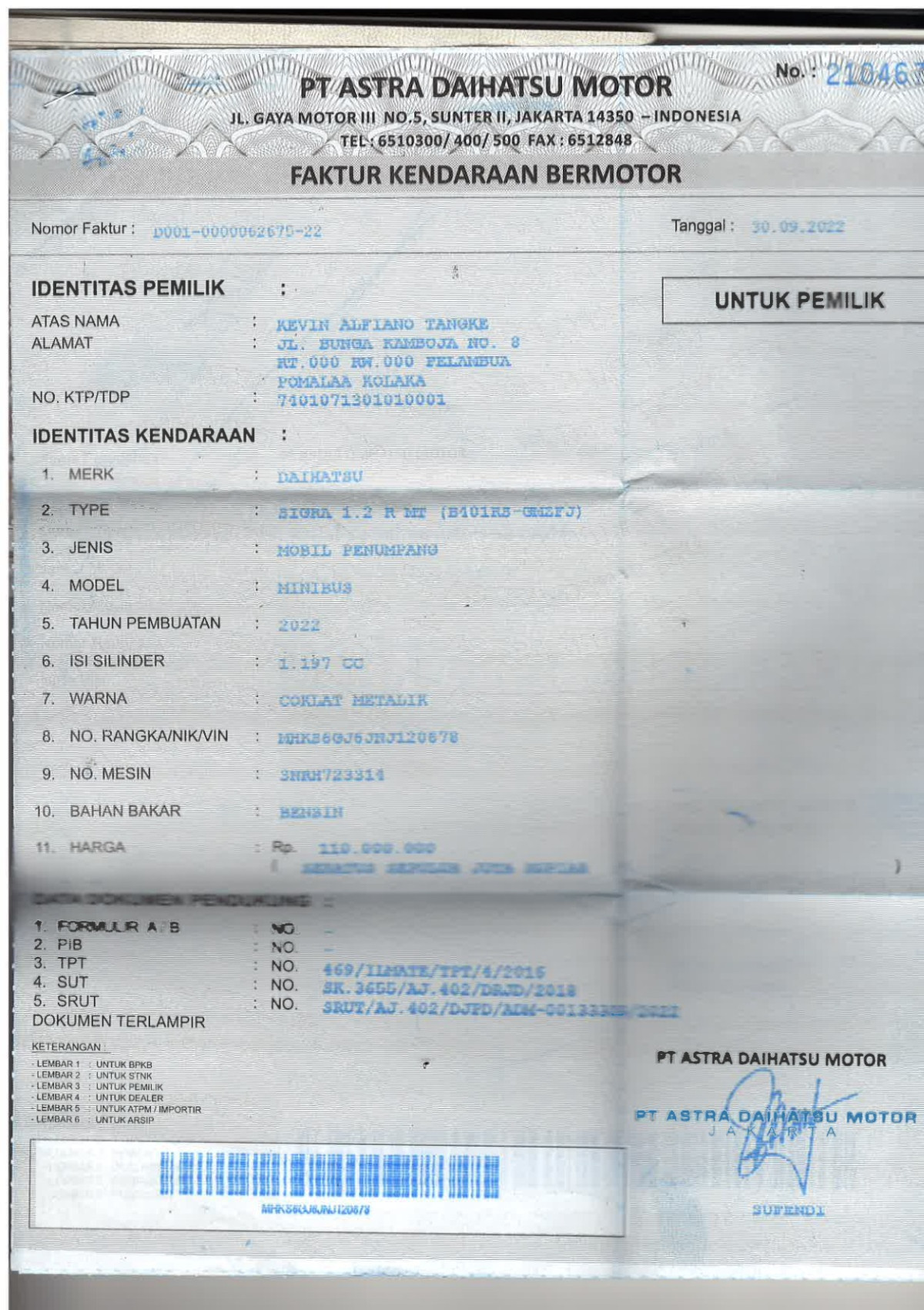 DAIHATSU SIGRA