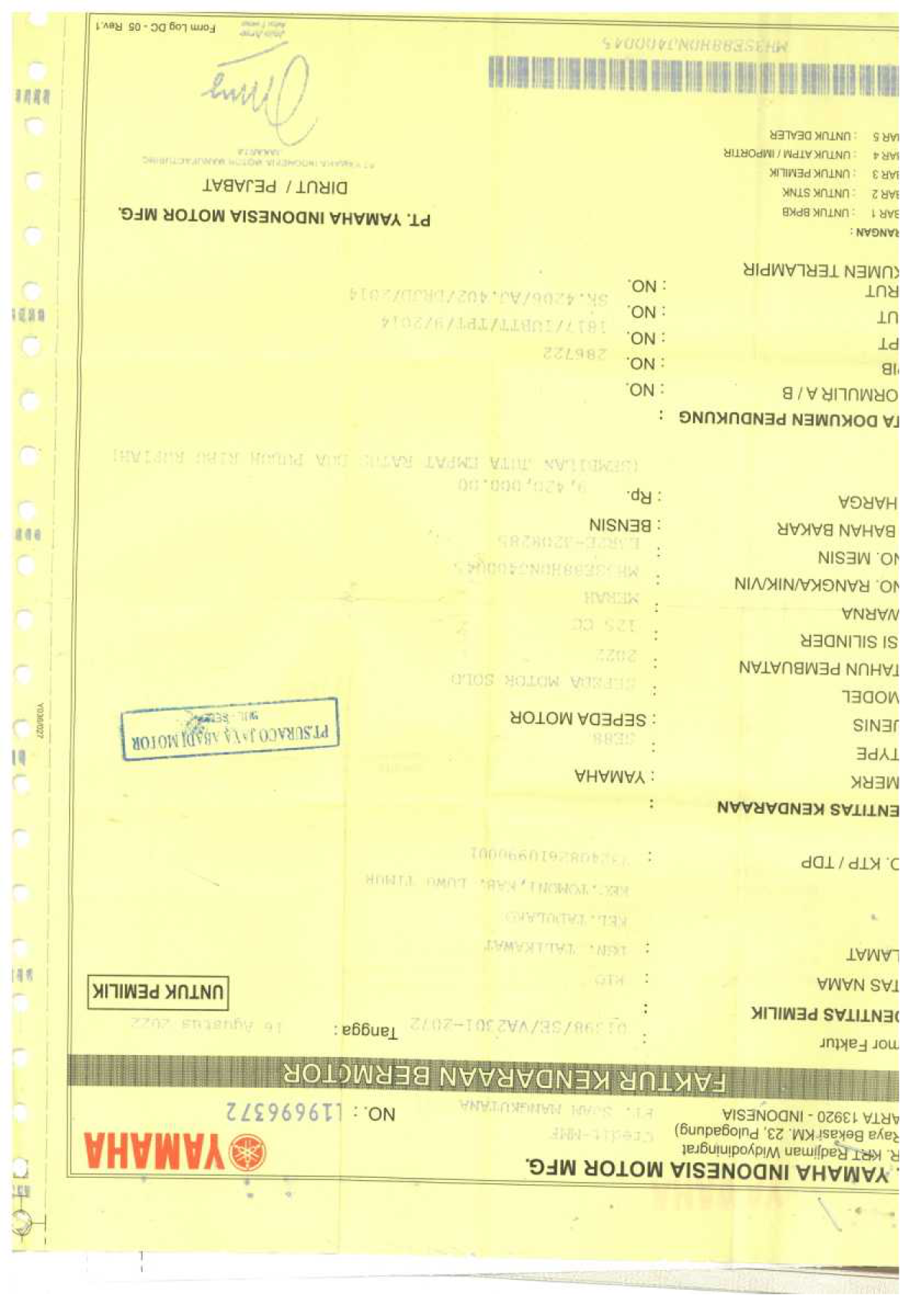 YAMAHA MIO M3 125