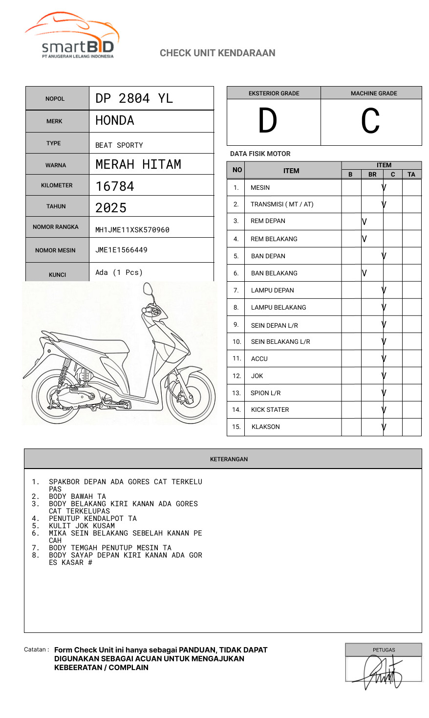 HONDA  BEAT SPORTY