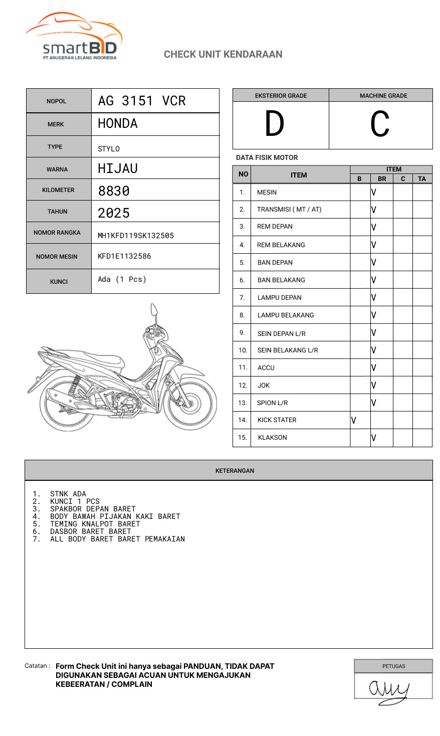HONDA  STYLO