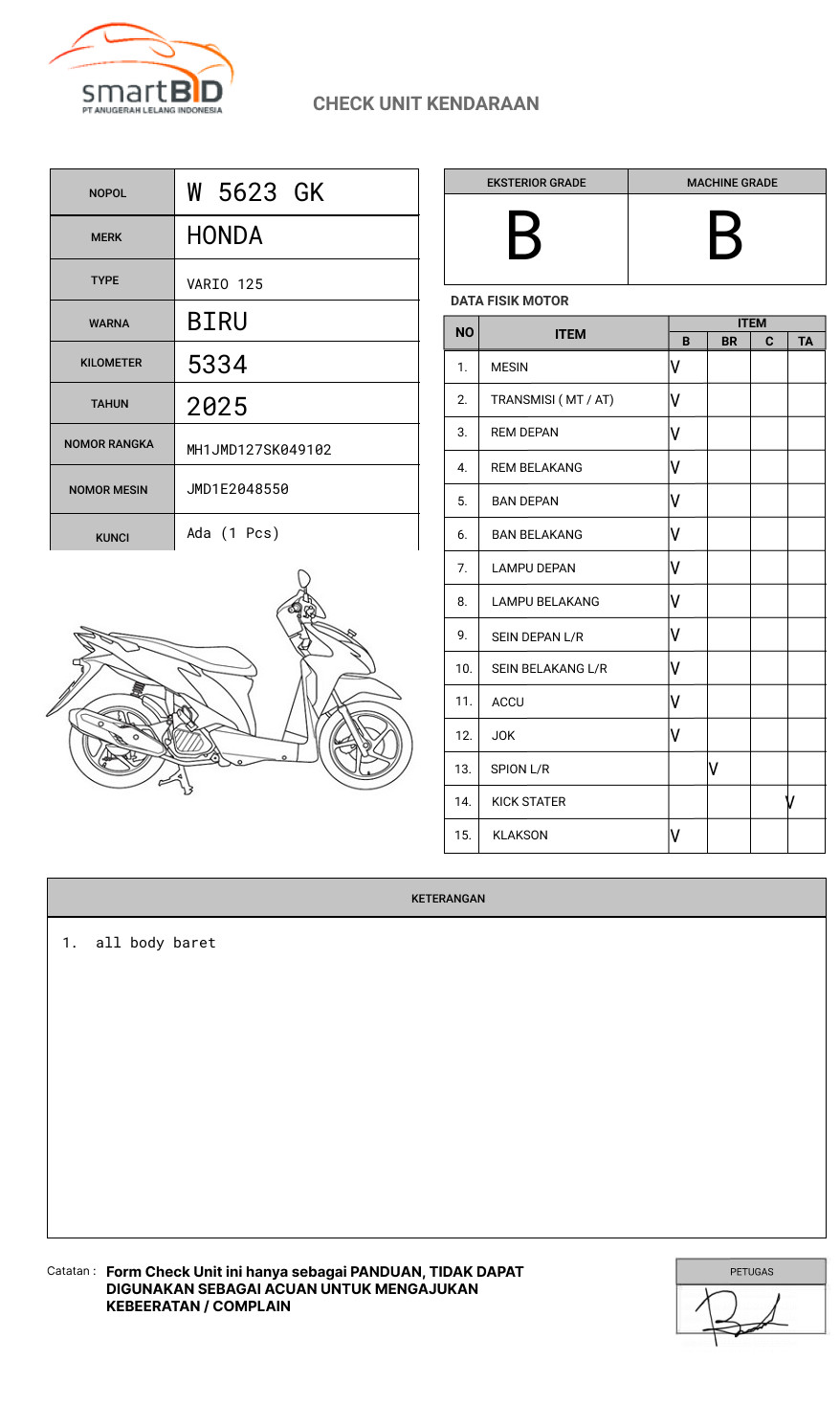 HONDA VARIO 125