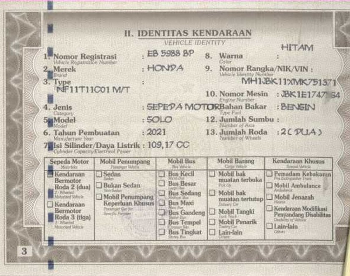 HONDA REVO FIT FI