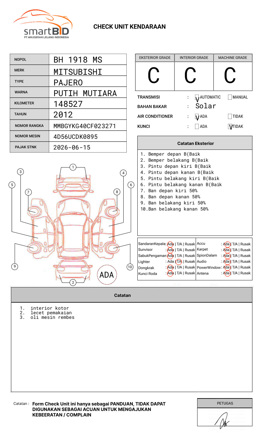MITSUBISHI PAJERO SPORT 2.5 HP (4X2) A/T