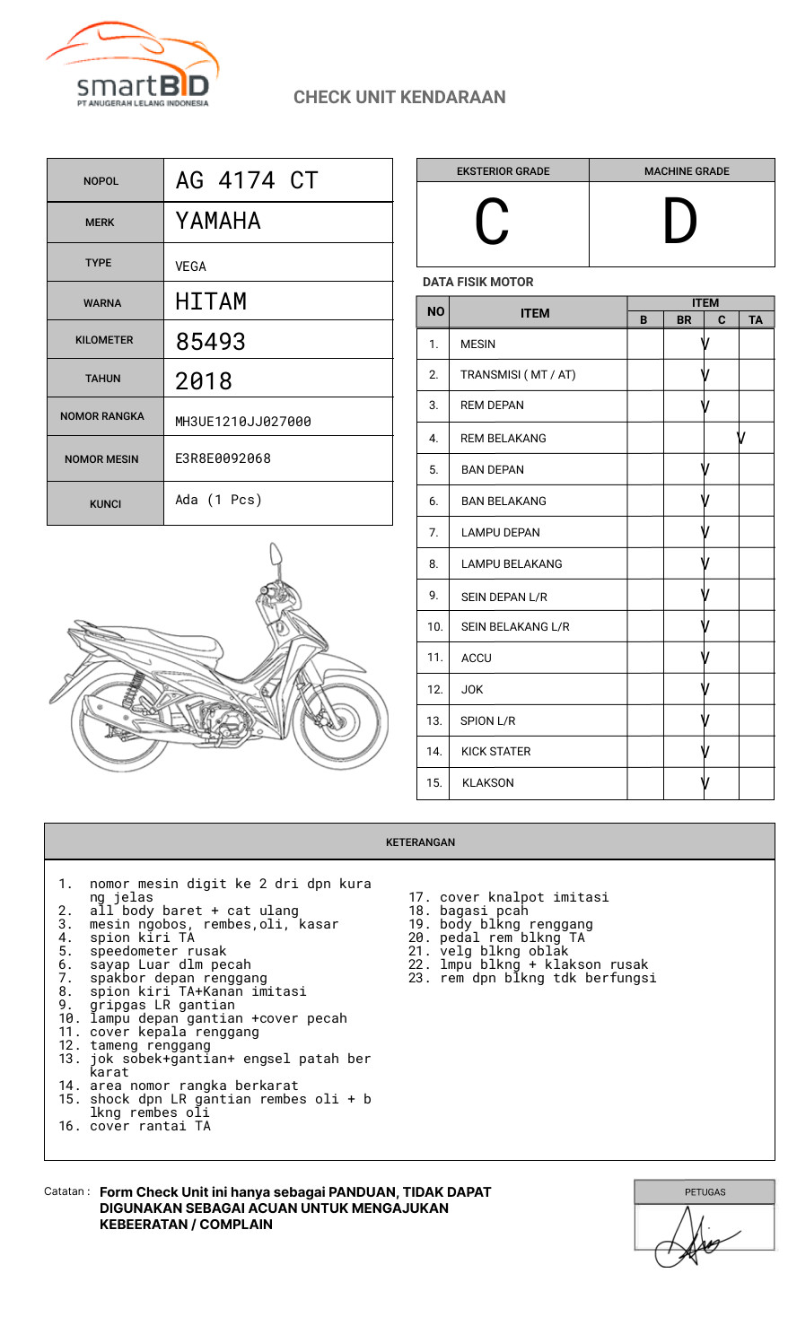 YAMAHA VEGA