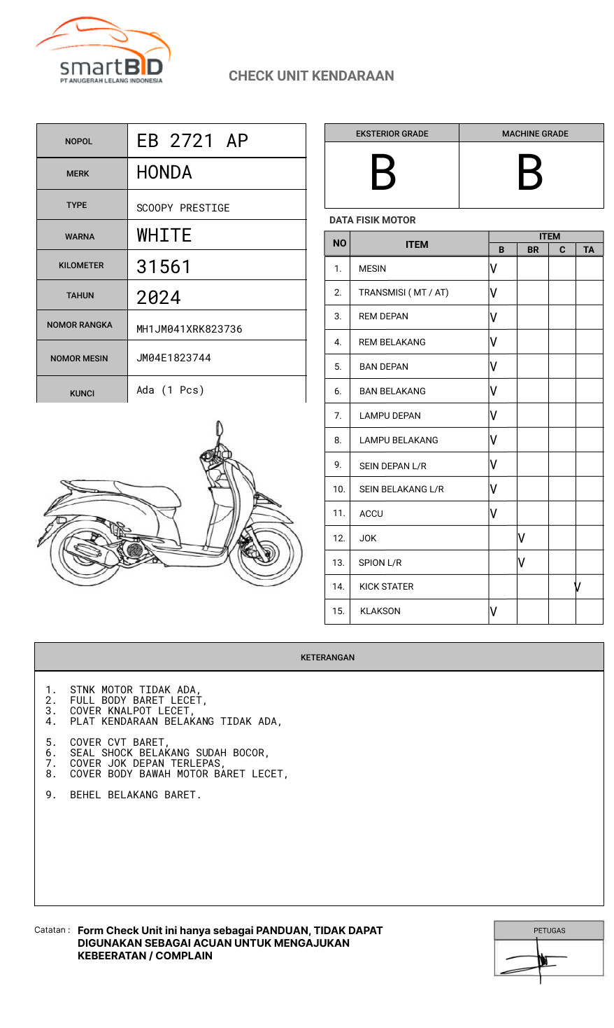 HONDA  SCOOPY PRESTIGE