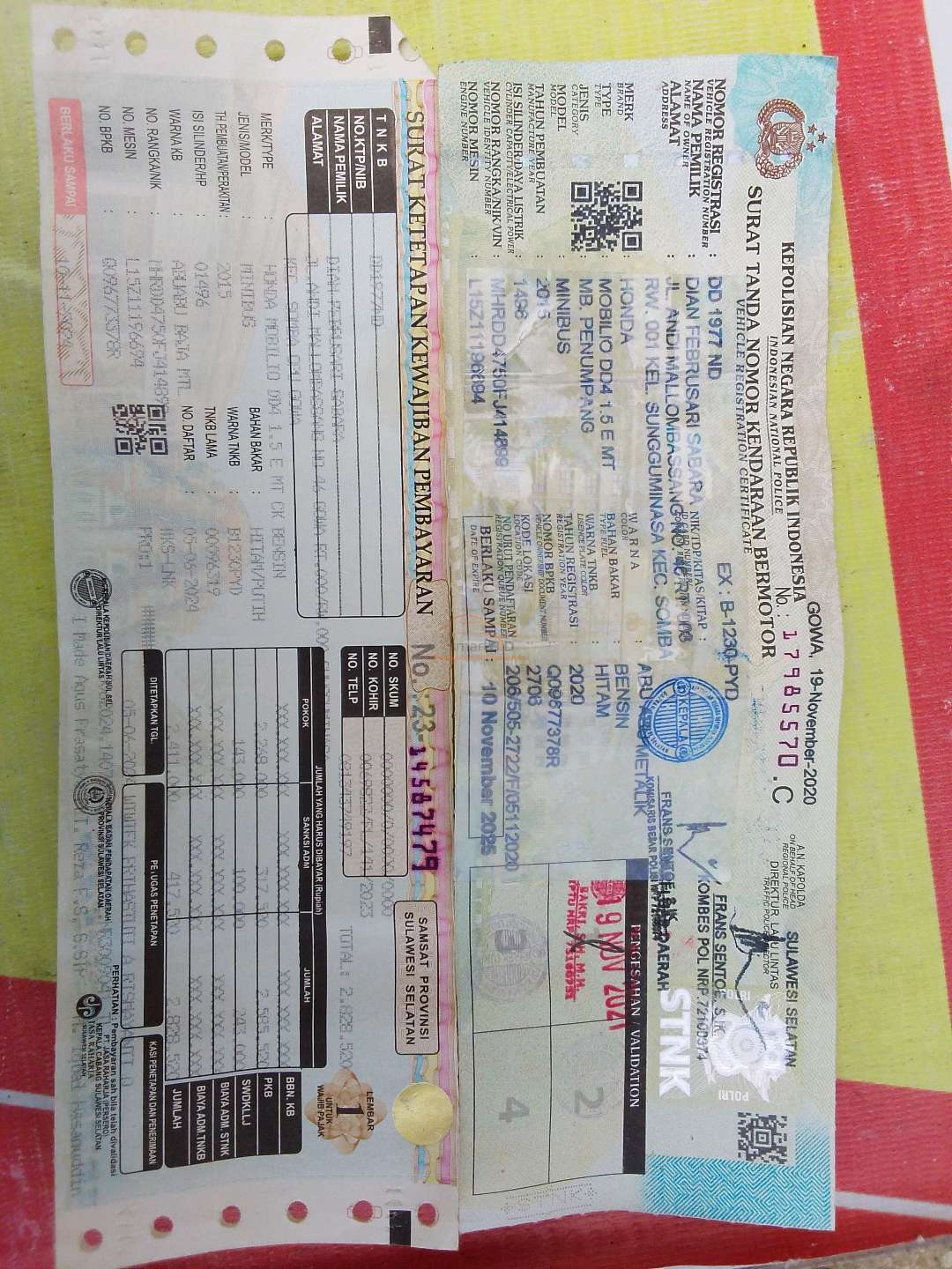 HONDA MOBILIO DD4 1.5E
