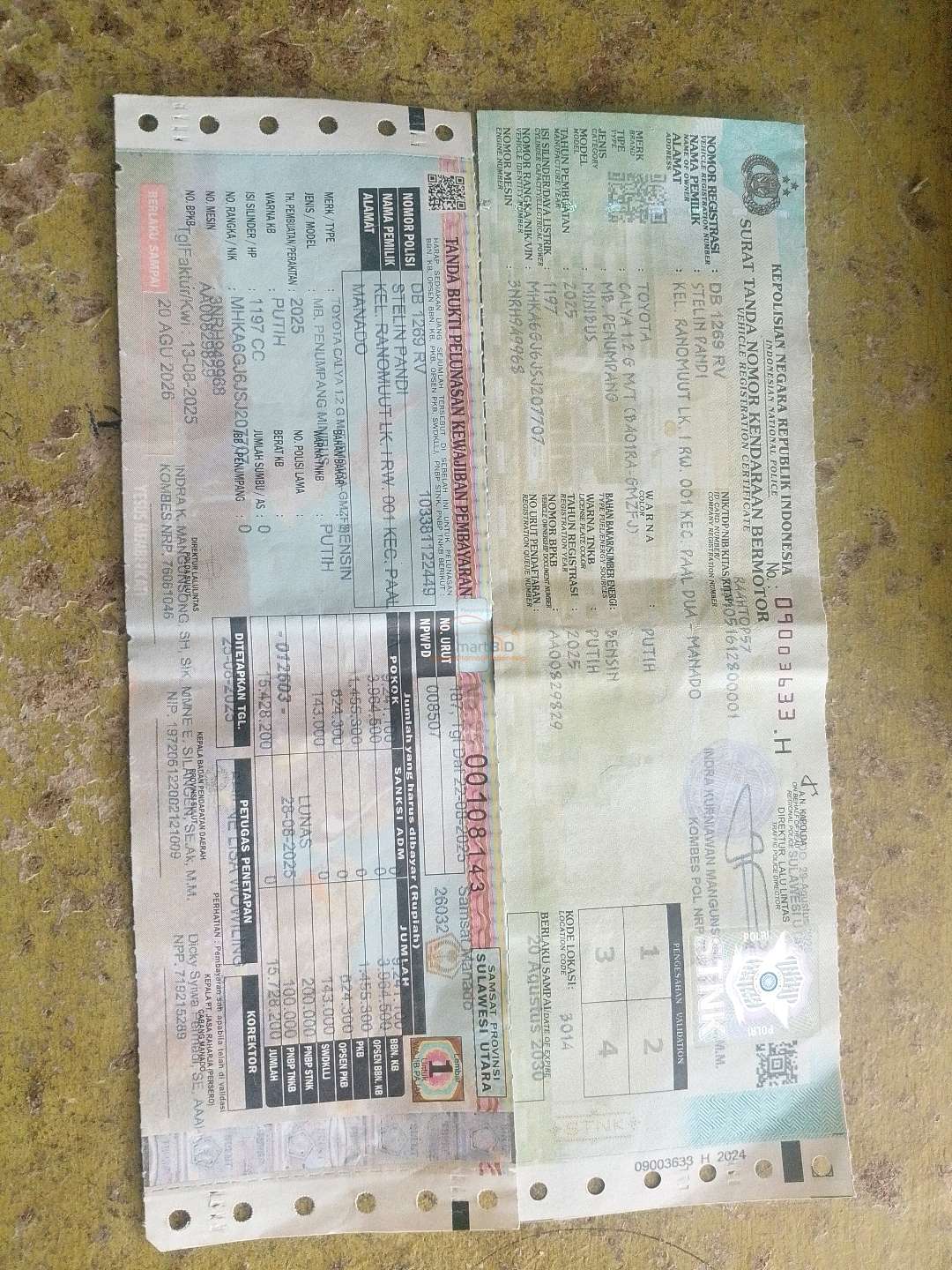 TOYOTA CALYA 1.2 G M/T