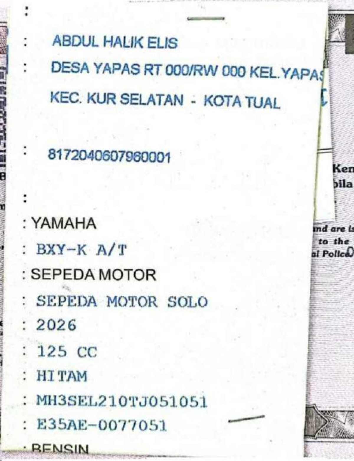 YAMAHA GEAR 125