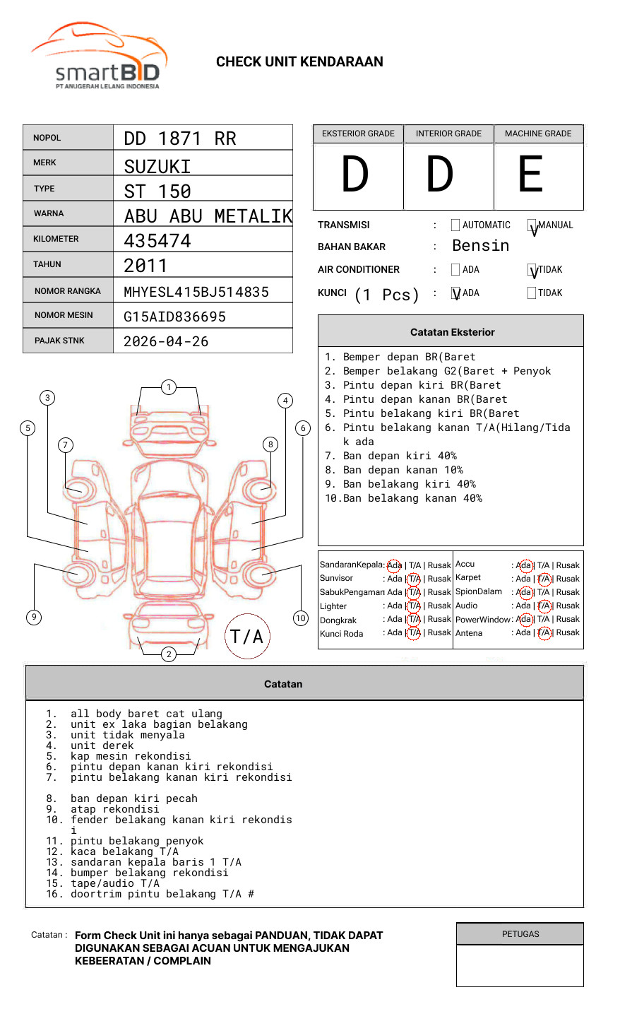 SUZUKI ST 150 FUTURA