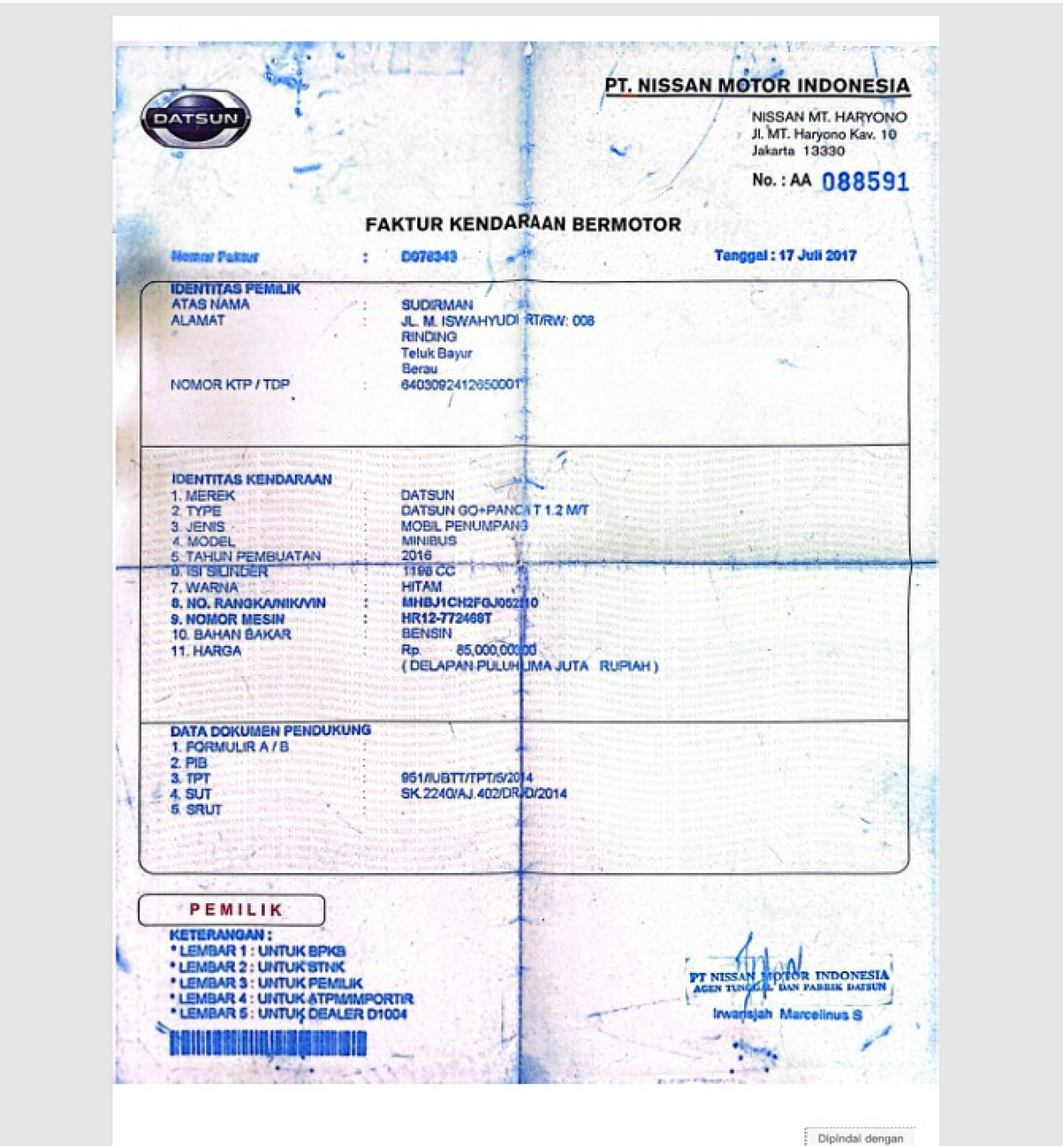 DATSUN  GO + PANCA GO+PANCA T