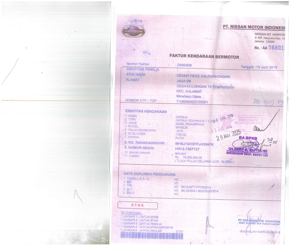 DATSUN  GO + PANCA GO+PANCA T
