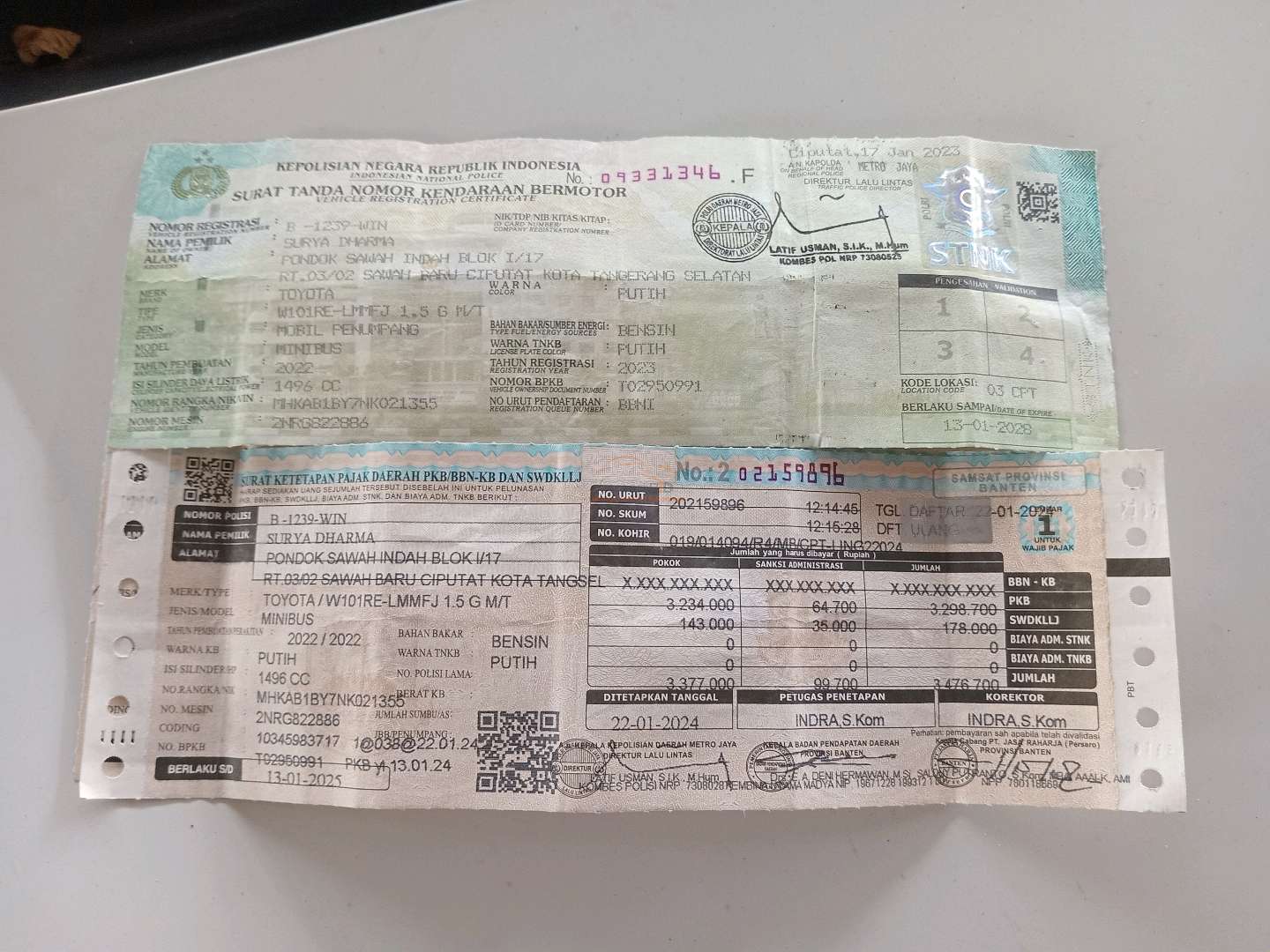 TOYOTA AVANZA 1.5 G