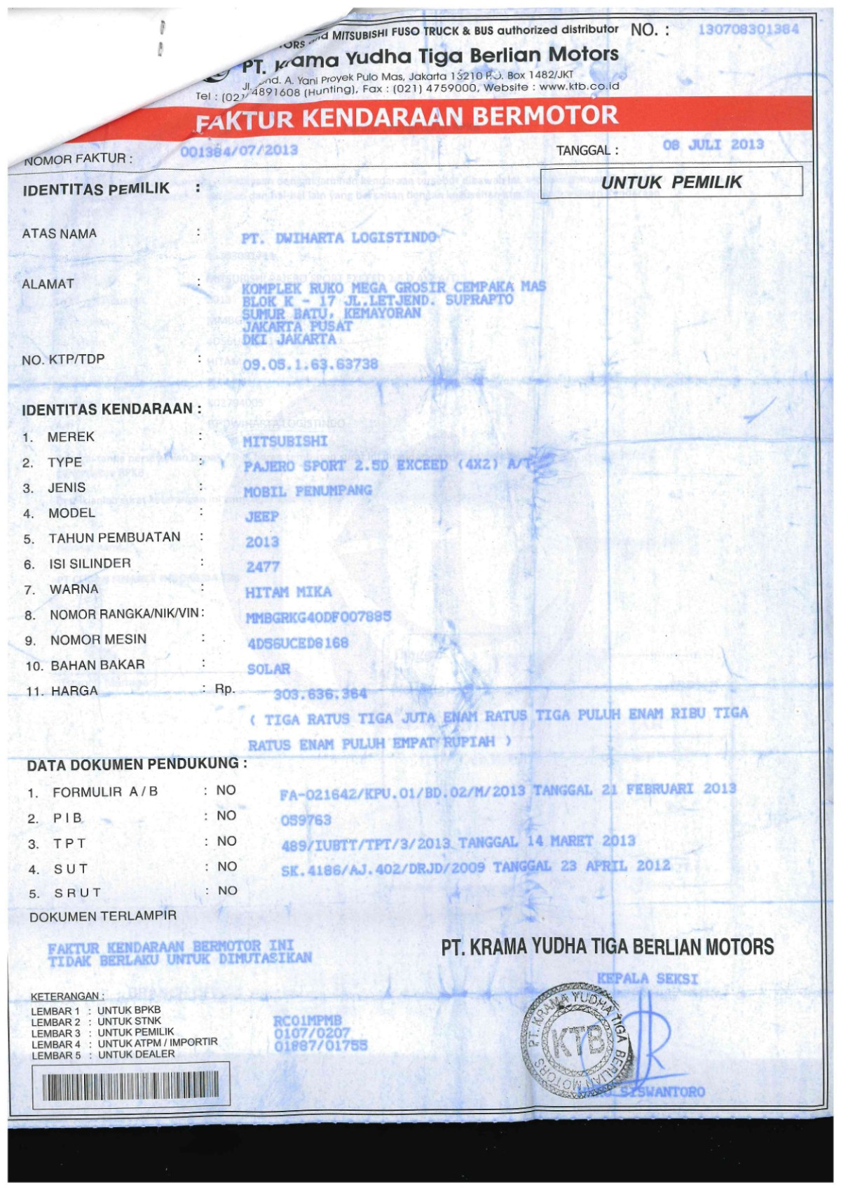 MITSUBISHI PAJERO SPORT 2.5 D EXCEED (4X2)