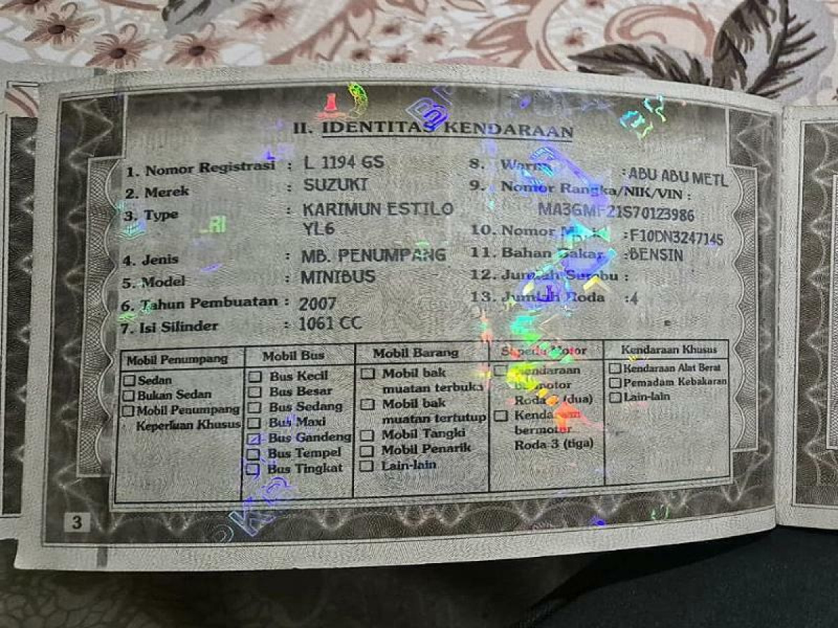 SUZUKI KARIMUN ESTILO