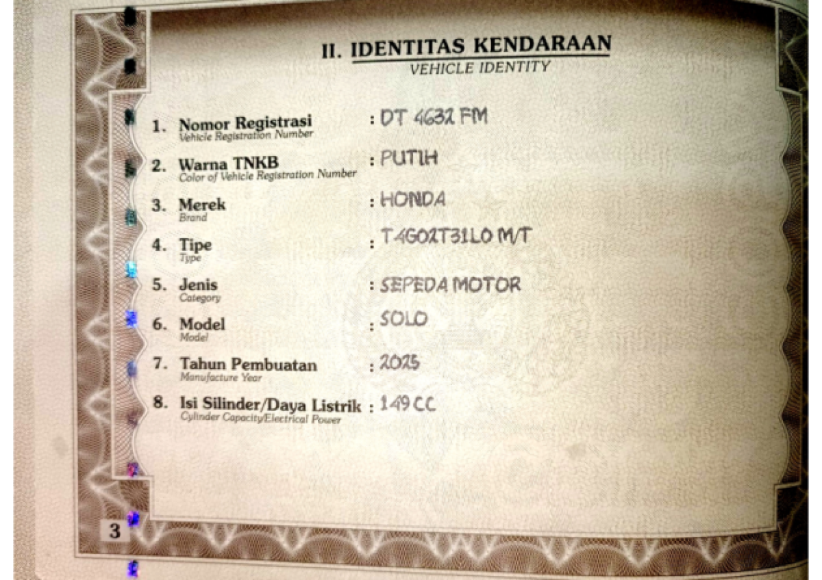 HONDA CRF 150 L