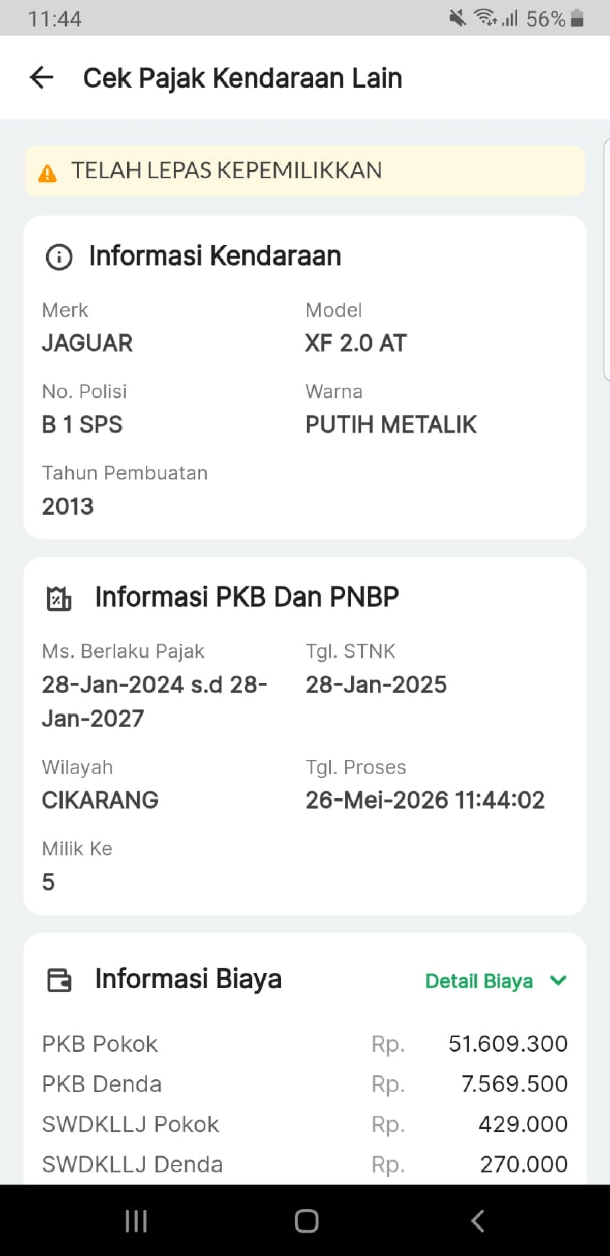 JAGUAR XF 2.0