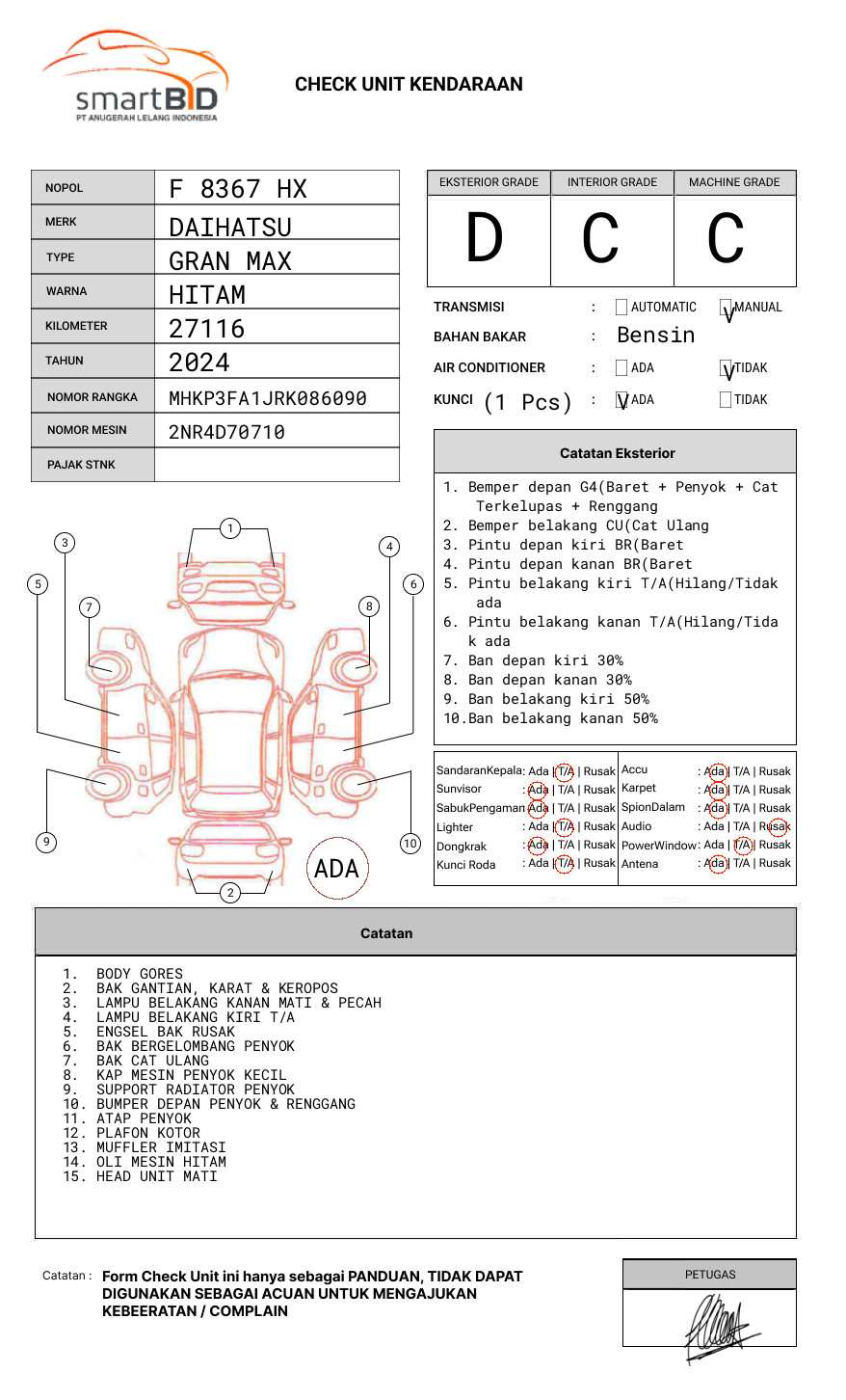 DAIHATSU GRAN MAX
