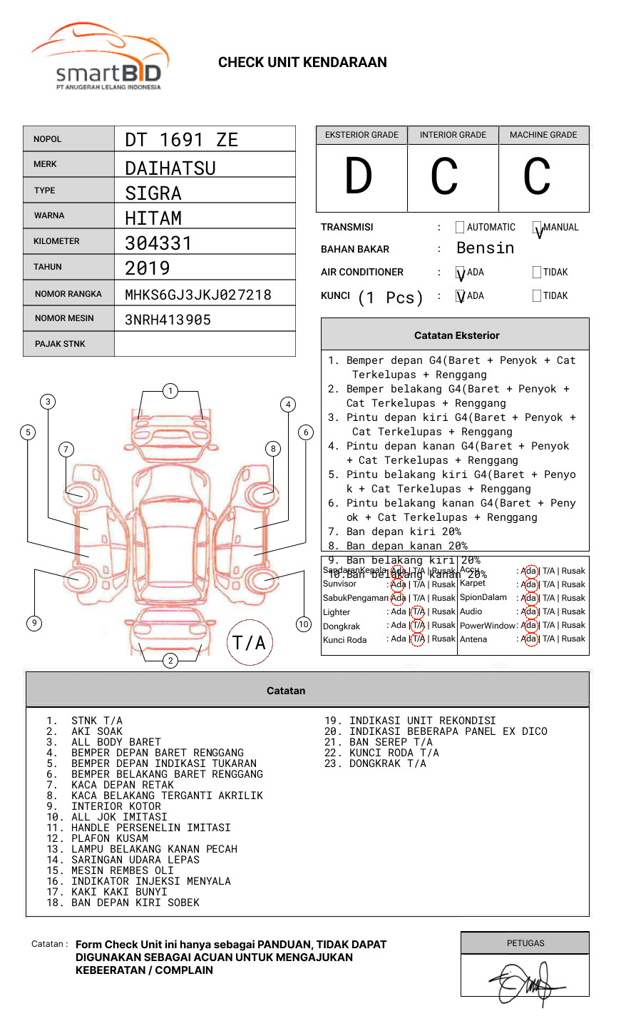 DAIHATSU SIGRA 1.2 X