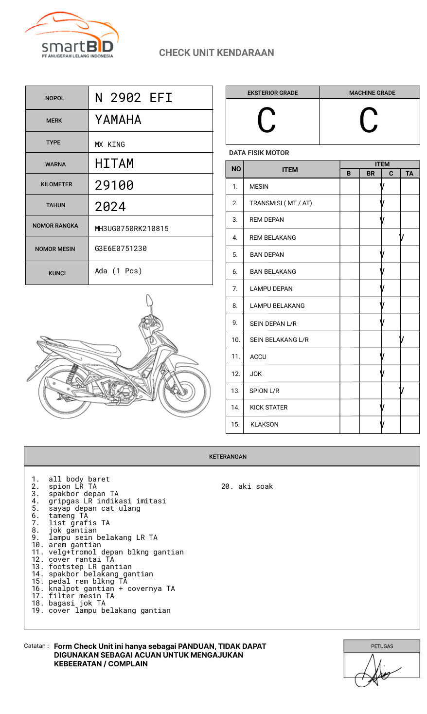YAMAHA MX KING