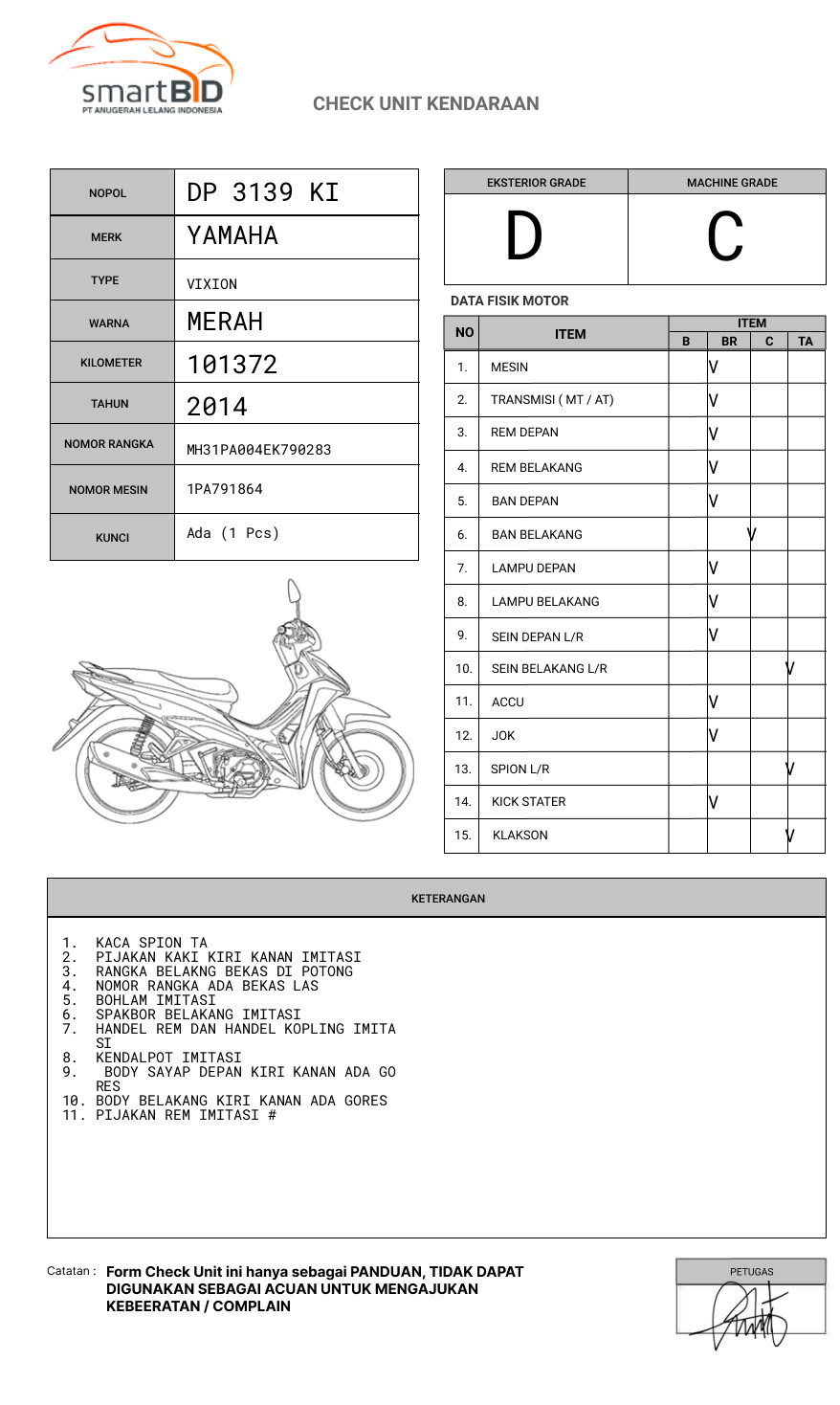 YAMAHA  VIXION