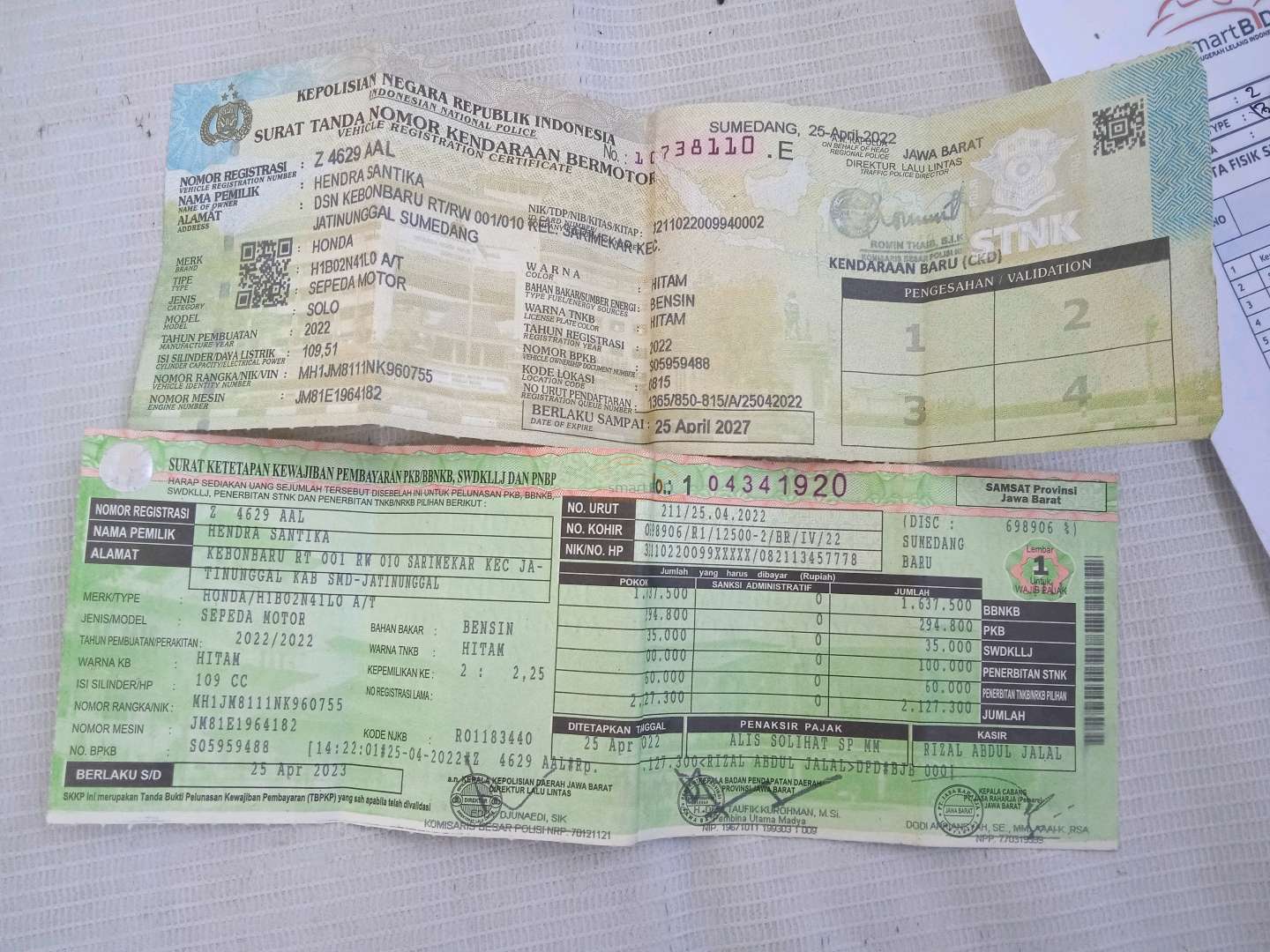 HONDA BEAT CBS FI CW